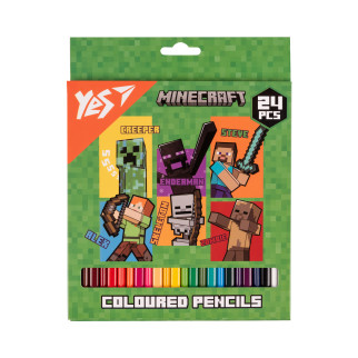 Олівці кольорові YES 24 кол Minecraft Heroes (290740) - Інтернет-магазин спільних покупок ToGether
