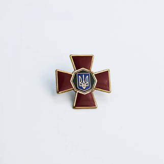 Значок Dobroznak Національної гвардії України Червоний 24х24 мм (#5223) - Інтернет-магазин спільних покупок ToGether