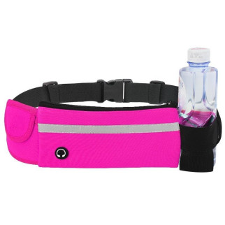 Сумка для бігу на пояс RunningBag з кишенею на пляшку Pink (HbP0506204) - Інтернет-магазин спільних покупок ToGether
