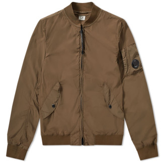 Бомбер C.P. Company Nycra Arm Lens Bomber Jacket Brown L - Інтернет-магазин спільних покупок ToGether