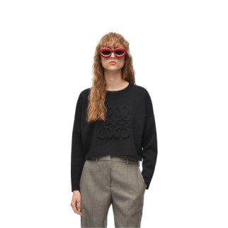 Светр Loewe Anagram Sweater In Wool Black S - Інтернет-магазин спільних покупок ToGether