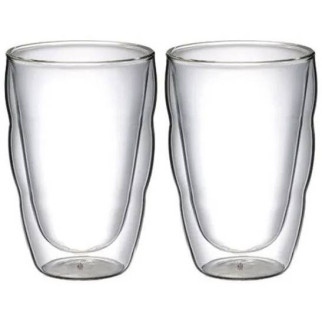 Набір чашок із подвійними стінками Bodum Pilatus 0,35 л 2 шт Прозорий (10485-10) - Інтернет-магазин спільних покупок ToGether