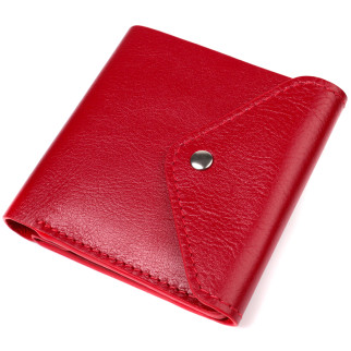 Жіночий гаманець із натуральної шкіри Grande Pelle 16815 Червоний - Інтернет-магазин спільних покупок ToGether