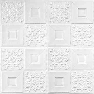 Самоклеюча декоративна стельова стінна 3D панель фігури 700x700x5мм (114) Sticker Wall SW-00000006 - Інтернет-магазин спільних покупок ToGether