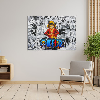 Плакат-постер з принтом Кавун One Piece Ван-Піс Monkey D. Luffy Монкі Д. Луффі Плакат комікс ПЛ000687(A4) - Інтернет-магазин спільних покупок ToGether