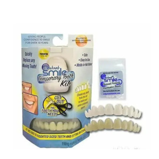 Вініри Instant Smile Temporary Tooth Kit універсальний набір знімних вінір - Інтернет-магазин спільних покупок ToGether