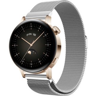 Ремінець 20 мм міланська петля BeWatch для Huawei Watch GT3 42mm Срібний (1010205.6U) - Інтернет-магазин спільних покупок ToGether