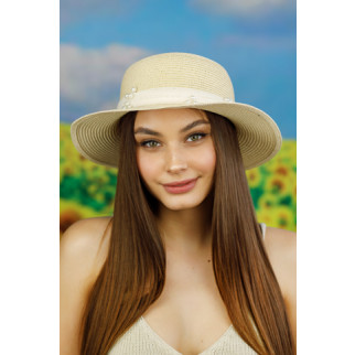 Жіноча шляпа-канотьє "Арлет" (1711) Braxton світло-бежевий 56-58 - Інтернет-магазин спільних покупок ToGether