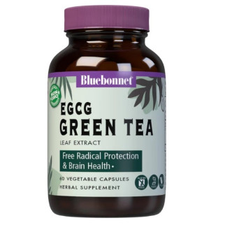 Зелений чай Bluebonnet Nutrition EGCG Green Tea Leaf Extract 60 Veg Caps - Інтернет-магазин спільних покупок ToGether