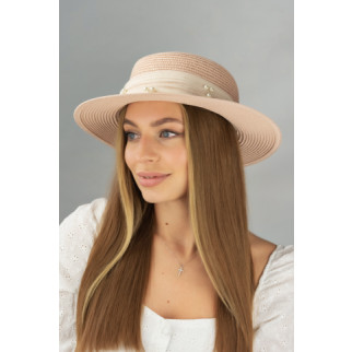 Жіноча шляпа-канотьє "Арлет" (1711) Braxton пудра 56-58 - Інтернет-магазин спільних покупок ToGether