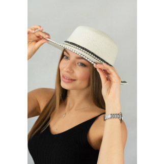 Жіноча канотьє шляпа "Жюлі" (1707) Braxton білий 56-58 - Інтернет-магазин спільних покупок ToGether
