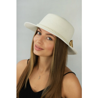 Жіноча шляпа-канотьє "Лола" (1715) Braxton білий 56-58 - Інтернет-магазин спільних покупок ToGether