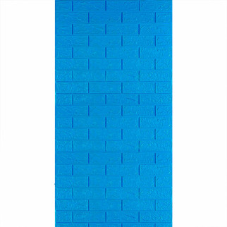 Самоклеюча 3D панель під синю цеглу Sticker Wall 3080х700х3мм - Інтернет-магазин спільних покупок ToGether