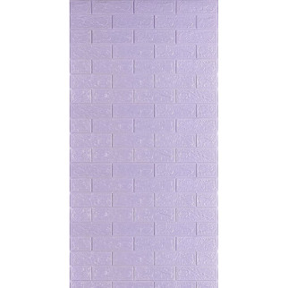 Самоклеюча 3D панель під світло-фіолетову цеглу Sticker Wall 3080х700х3мм - Інтернет-магазин спільних покупок ToGether
