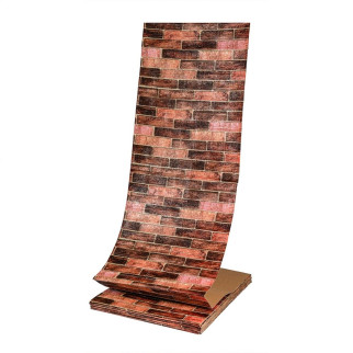 Самоклеюча 3D панель під коричневу цеглу катеринослав Sticker Wall 20000х700х3мм - Інтернет-магазин спільних покупок ToGether