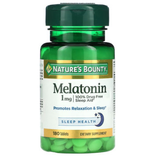 Мелатонін для сну Nature's Bounty Melatonin 1 mg 180 Tabs - Інтернет-магазин спільних покупок ToGether