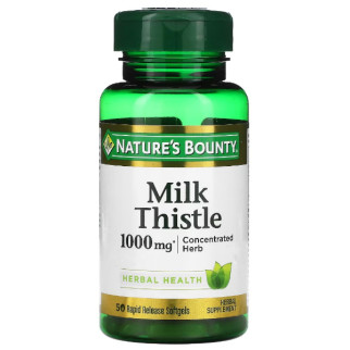 Розторопша Nature's Bounty Milk Thistle 1000 mg 50 Caps - Інтернет-магазин спільних покупок ToGether