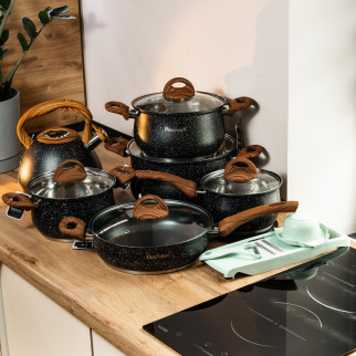 Кухонний посуд з нержавіючої сталі – 4 каструлі до 6 л з товстим дном, сковорода 2.9 л, чайник 3 л, терка - Інтернет-магазин спільних покупок ToGether