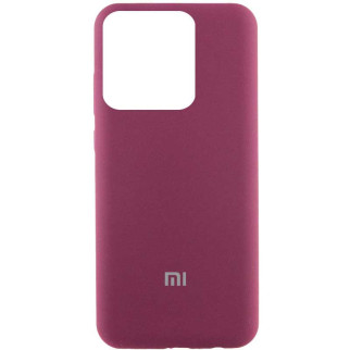 Чохол Silicone Cover Lakshmi (AAA) with Logo для Xiaomi Poco X6 / Note 13 Pro 5G Бордовий / Plum - Інтернет-магазин спільних покупок ToGether