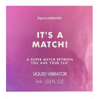 Пробник/Рідкий вібратор Bijoux indiscrets Liquid vibrator It's A Match - Інтернет-магазин спільних покупок ToGether