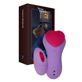 Вібратор у трусики FairyGasm HeartGem violet - Інтернет-магазин спільних покупок ToGether