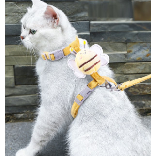 Шлейка з повідцем для котів 14548 M жовта - Інтернет-магазин спільних покупок ToGether