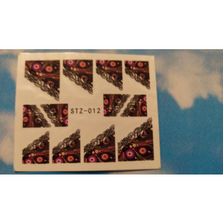 Слайдер - наклейка STZ 012 на нігті - Інтернет-магазин спільних покупок ToGether