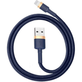 Кабель Baseus Cafule Cable USB For iP 1.5A 2m Gold+Blue (CALKLF-CV3) - Інтернет-магазин спільних покупок ToGether