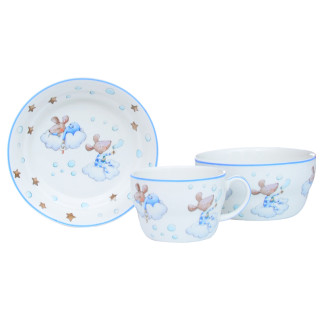 Набір дитячого посуду Lefard Хлопчик-Мишка 924-487 3 предмети - Інтернет-магазин спільних покупок ToGether