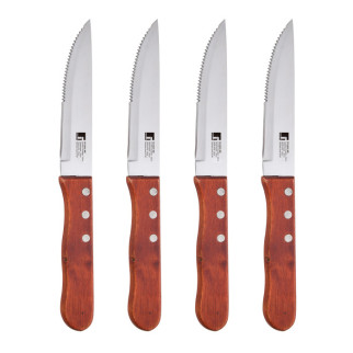 Набір ножів для стейків Bergner Bbq lovers BG-40201-MM 4 предмети - Інтернет-магазин спільних покупок ToGether