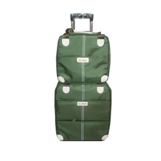 Сумка-валіза текстиль 2шт в наборі 38х43см, 31.5х34см зелений - Інтернет-магазин спільних покупок ToGether