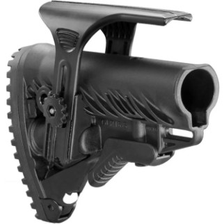 Приклад FAB Defense GLR-16 CP з регульованою щокою для AR15/M16. Black - Інтернет-магазин спільних покупок ToGether