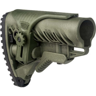 Приклад FAB Defense GLR-16 CP з регульованою щокою для AR15/M16. Olive - Інтернет-магазин спільних покупок ToGether