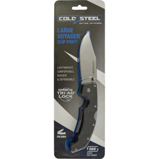 Ніж Cold Steel Voyager Large Clip Point чорний - Інтернет-магазин спільних покупок ToGether