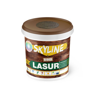Лазур декоративно-захисна для обробки дерева LASUR Wood SkyLine Венге 0.4 л - Інтернет-магазин спільних покупок ToGether