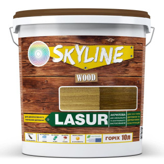 Лазур декоративно-захисна для обробки дерева LASUR Wood SkyLine Горіх 10л - Інтернет-магазин спільних покупок ToGether