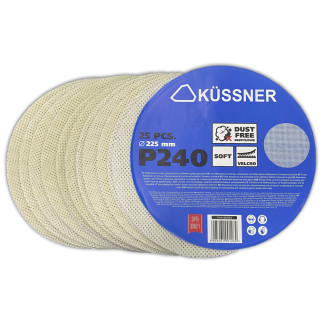 Диск абразивна сітка на липучці Kussner Soft «240», діаметр 225 мм, уп. 25 шт. - Інтернет-магазин спільних покупок ToGether