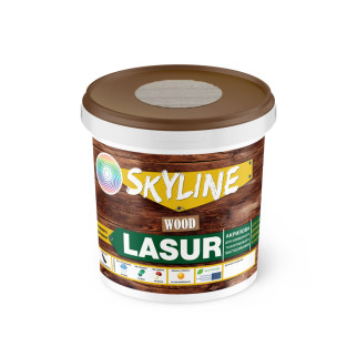 Лазур декоративно-захисна для обробки дерева LASUR Wood SkyLine Канадська сосна 0,4 л - Інтернет-магазин спільних покупок ToGether