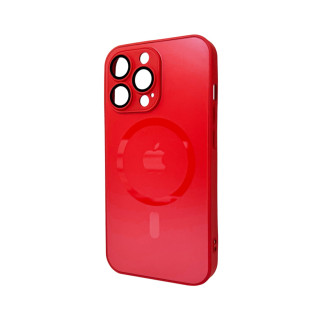 Чохол для смартфона AG Glass Matt Frame Color MagSafe Logo for Apple iPhone 13 Pro Cola Red (AGMattFrameMGiP13PRed) - Інтернет-магазин спільних покупок ToGether
