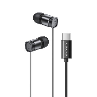 Навушники Usams EP-46 Mini Type-C In-Ear Earphone1.2m Black (HSEP4603) - Інтернет-магазин спільних покупок ToGether