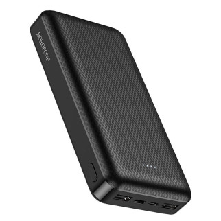 Портативне ЗП Power Bank BOROFONE BJ3A Minimalist 20000 mAh Чорний - Інтернет-магазин спільних покупок ToGether