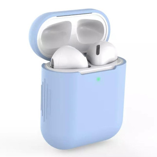 Силіконовий чохол для навушників Airpods 2 (Блакитний) - Інтернет-магазин спільних покупок ToGether