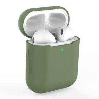 Силіконовий чохол для навушників Airpods 2 (Хакі) - Інтернет-магазин спільних покупок ToGether