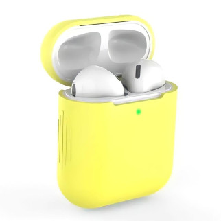 Силіконовий чохол для навушників Airpods 2 (Жовтий) - Інтернет-магазин спільних покупок ToGether