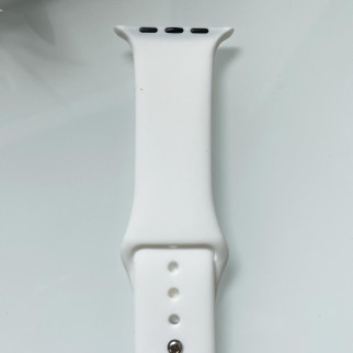 Силіконовий ремінець для розумного годинника Smart Watch 38/40 (Білий) - Інтернет-магазин спільних покупок ToGether