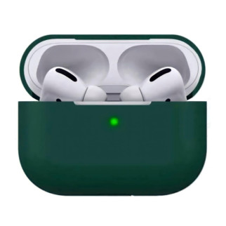 Силіконовий чохол для навушників Airpods PRO (Темно-зелений) - Інтернет-магазин спільних покупок ToGether