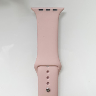 Силіконовий ремінець для розумного годинника Smart Watch 38/40 (Пудра) - Інтернет-магазин спільних покупок ToGether