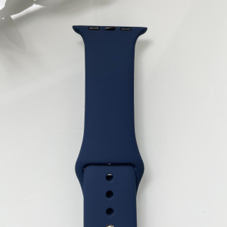 Силіконовий ремінець для розумного годинника Smart Watch 38/40 (Темно-синій) - Інтернет-магазин спільних покупок ToGether