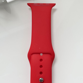 Силіконовий ремінець для розумного годинника Smart Watch 38/40 (Червоний) - Інтернет-магазин спільних покупок ToGether