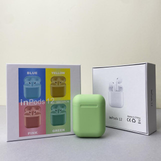 Бездротові навушники i12 Pods (Зелений) - Інтернет-магазин спільних покупок ToGether